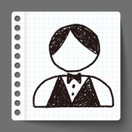 waiter doodle N5