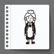 waitress doodle N4