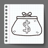 wallet doodle N2