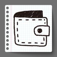 wallet doodle drawing N7