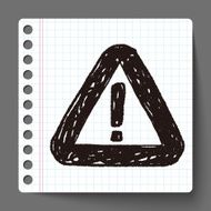 warning doodle N5