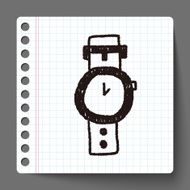 watch doodle drawing N6