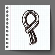 winter scarf doodle N5