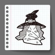 witch hat doodle N4