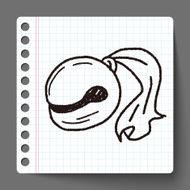 wooden fish doodle N2