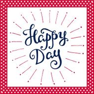 Hand drawn vector lettering N2
