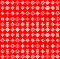 Vector tribal art ethnic seamless pattern with slavic icons