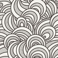 Vector seamless background of overlapping circles N6