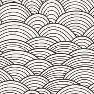Vector seamless background of overlapping circles N7