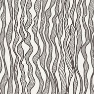 Vector seamless pattern of curves manually drawn lines