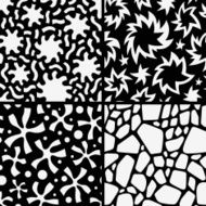 seamless abstract backgrounds set