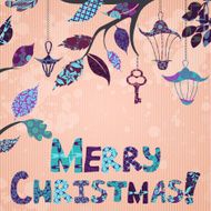 Scrap-booking Christmas card