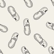 chainsaw doodle seamless pattern background