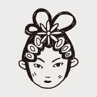 Chinese Beijing opera doodle N3