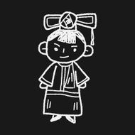 Chinese woman doodle N9