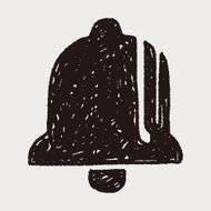 Christmas bell doodle drawing N9
