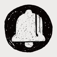 Christmas bell doodle drawing N12