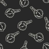 Circular Saw doodle seamless pattern background N2