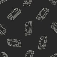 cleaning tool doodle seamless pattern background N2