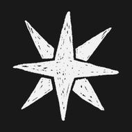 compass star doodle N6