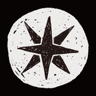 compass star doodle N7