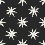 compass star doodle seamless pattern background N2