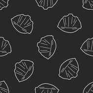 construction hat doodle seamless pattern background N2
