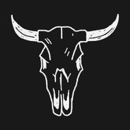 cow skull doodle N4