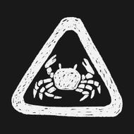 Crab doodle N10
