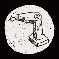 Crane doodle N12