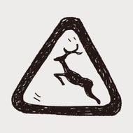 deer sign doodle N3