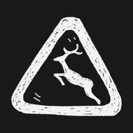 deer sign doodle N4