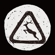 deer sign doodle N5