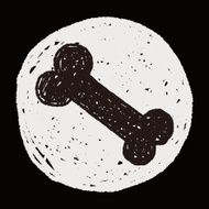 doodle dog food bone N11
