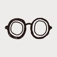 doodle eye glasses N6
