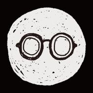 doodle eye glasses N8