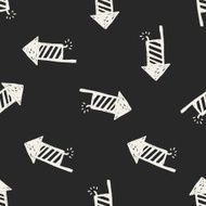 doodle fireworks seamless pattern background N2