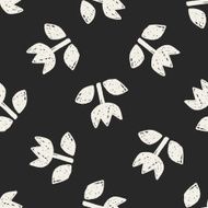 doodle flower seamless pattern background N2