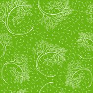 Dill hand drawn pattern N6
