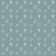 doodle pattern Seamless background N18