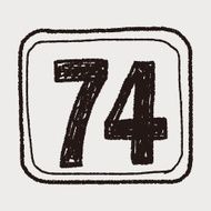 doodle road sign N11