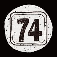 doodle road sign N17