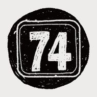 doodle road sign N20
