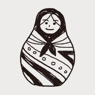 Doodle Russian Dolls N7