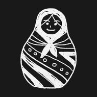 Doodle Russian Dolls N8