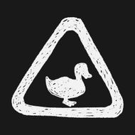 duck sign doodle N4