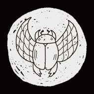 Dung beetles doodle N5