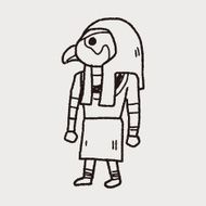 egypt god doodle N11