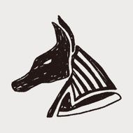 egypt god doodle N14
