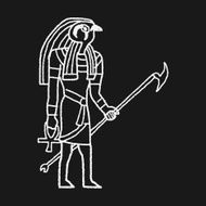 egypt god doodle N18
